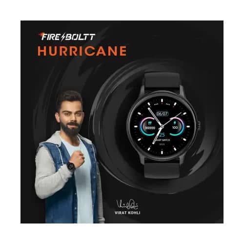 fire boltt hurricane smartwatch black 2