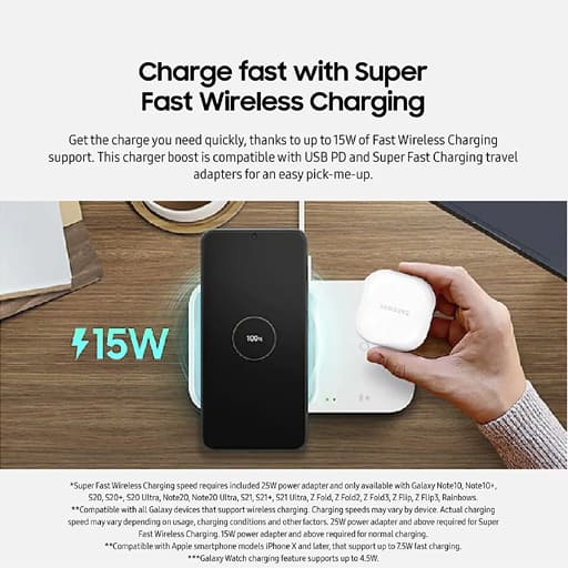 Samsung Original Wireless Charger Duo Pad 2