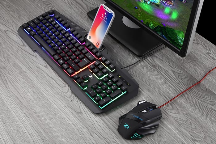 Wired Gaming Keyboard and Mouse Combo 10