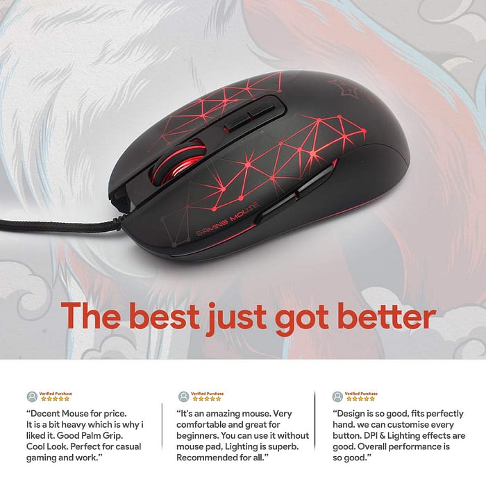 EvoFox Phantom Wired Gaming Mouse 3
