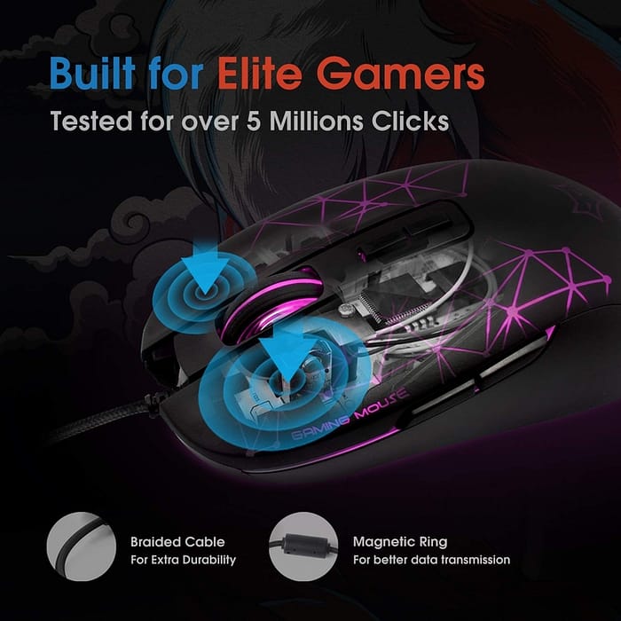 EvoFox Phantom Wired Gaming Mouse 4