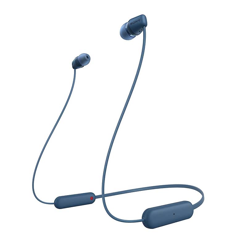 Sony WI-C100 Wireless Headphones, Blue (1)